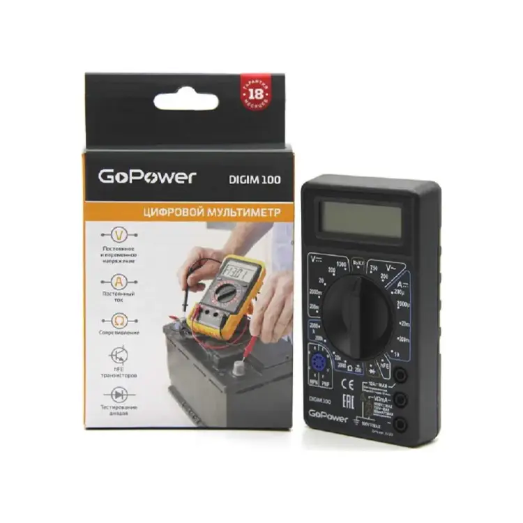 Мультиметр GoPower DigiM 100 00-00015324