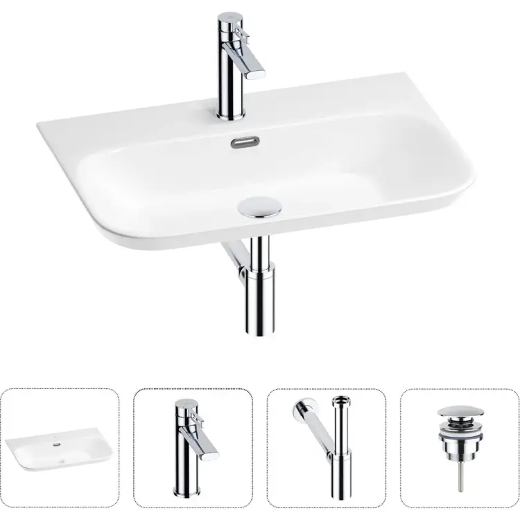 Раковина для ванной Wellsee Eclatant 2.0 201003756