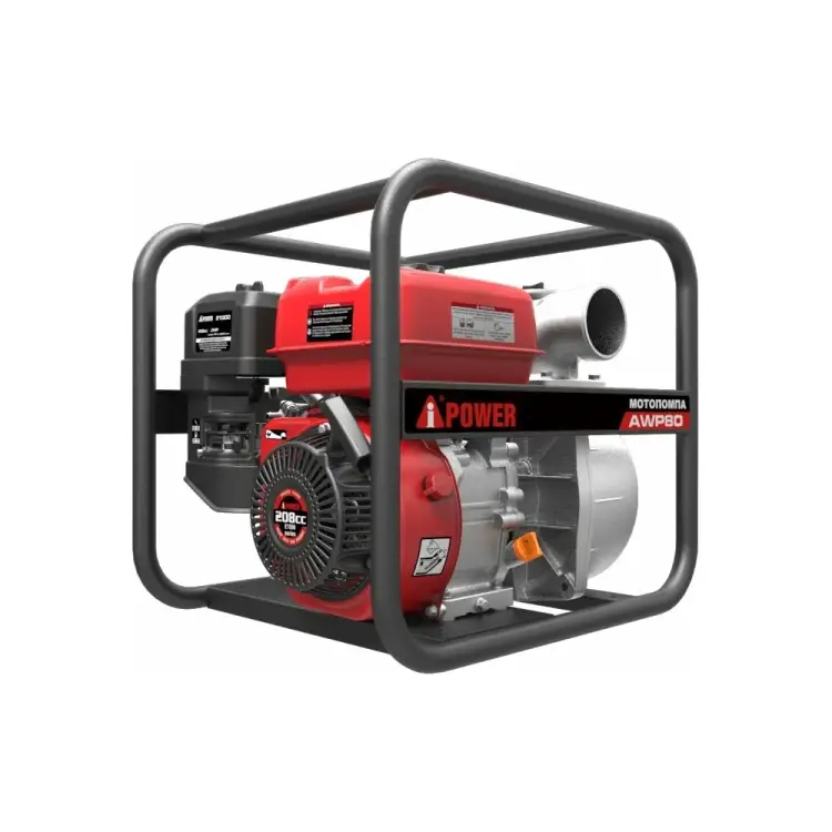 Бензиновая мотопомпа для чистой воды A-iPower AWP80 30131 Бензиновая мотопомпа для чистой воды A-iPower AWP80 30131