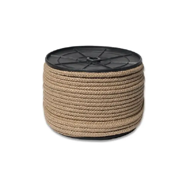 Плетеный восьмипрядный джутовый шнур ЩИТ Д 66897 Плетеный восьмипрядный джутовый шнур ЩИТ Д 66897