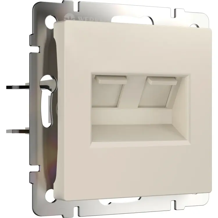 Двойная розетка WERKEL ethernet rj-45 a062429