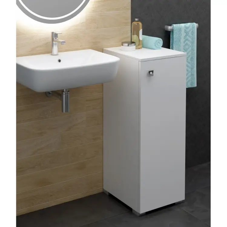 Пенал SANTREK Виола 1 дверь, белый, правый, 300x836x350 316046