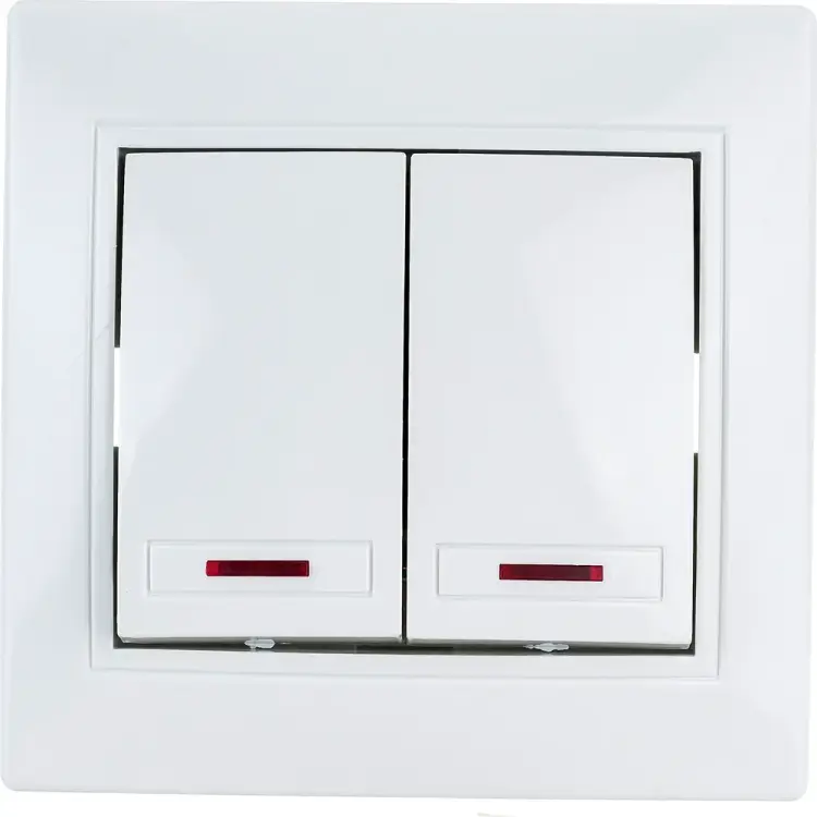 Двойной выключатель Intro Plano 1Э10501 Б0038826