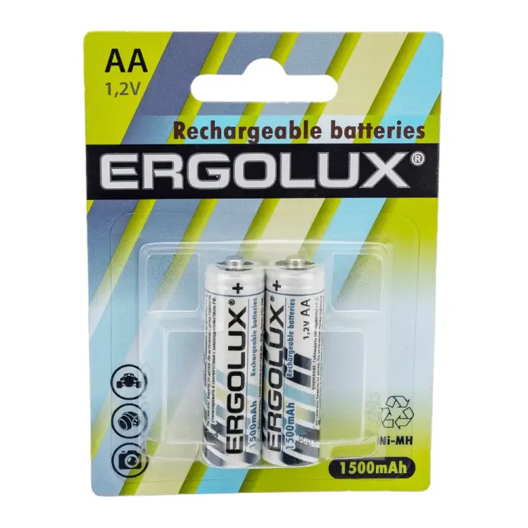 Аккумулятор Ergolux NHAA1500BL2 12975