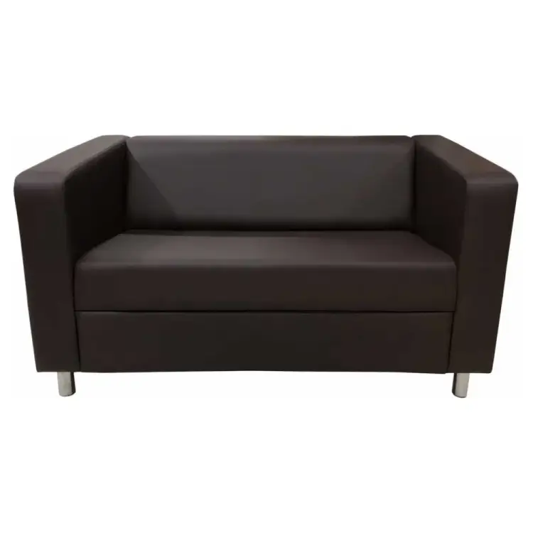 Двухместный диван Мягкий Офис шоколадный АП201ШК