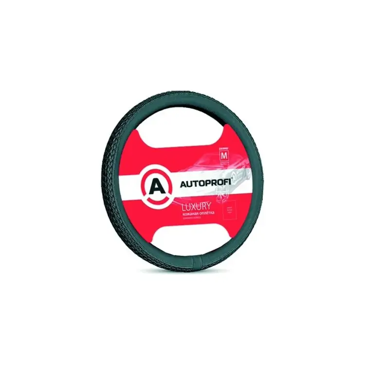 Оплетка руля AUTOPROFI AP-810 BK M