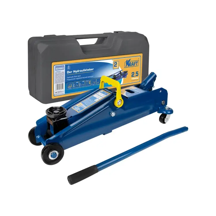 Подкатной гидравлический домкрат KRAFT 820003