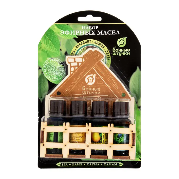 Набор эфирных масел Банные штучки Банька 33411 Набор эфирных масел Банные штучки Банька 33411