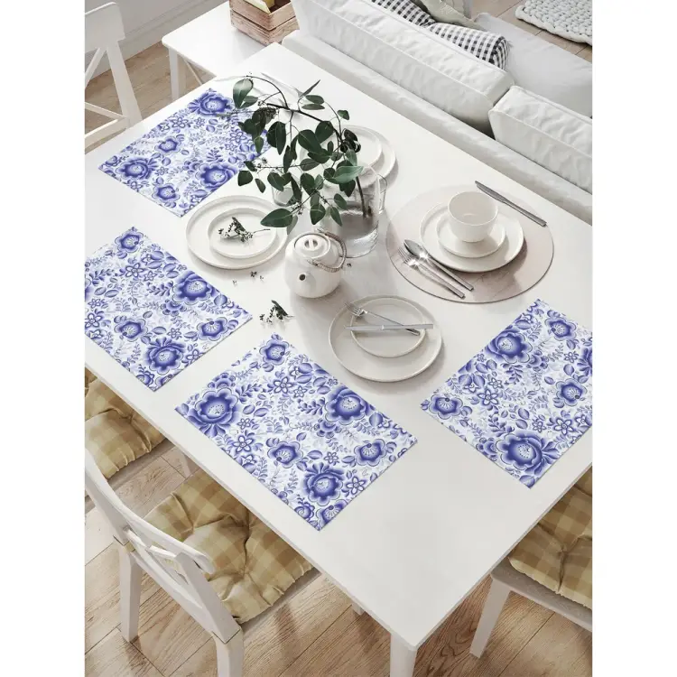 Комплект тканевых салфеток для сервировки стола JOYARTY np_140994