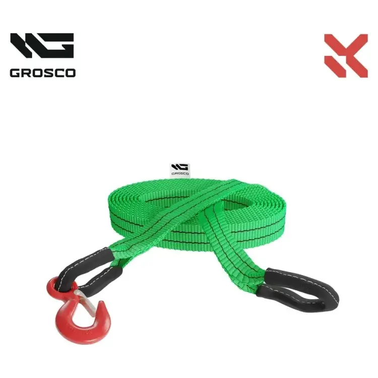 Динамическая стропа для буксировки авто до 3.5 тонн Grosco BTD0715SS Динамическая стропа для буксировки авто до 3.5 тонн Grosco BTD0715SS