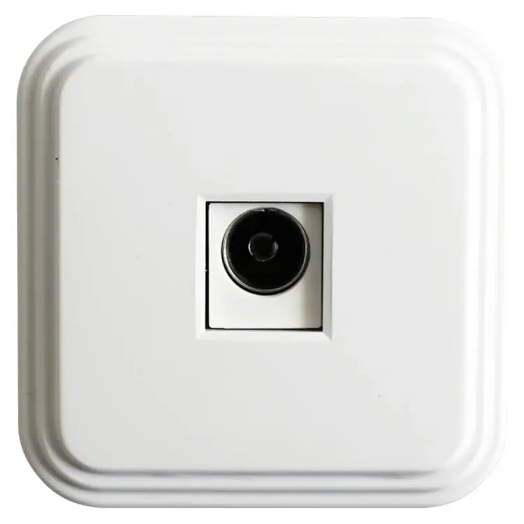 Одноместная телевизионная розетка STEKKER PST00-20-20 39705