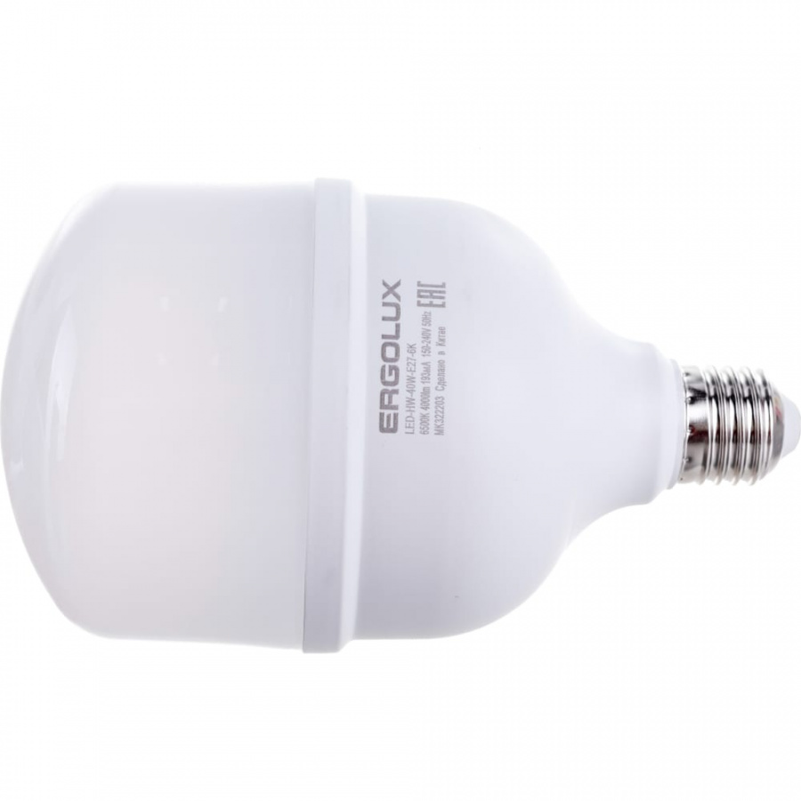 Светодиодная лампа Ergolux LED-HW-40W-E27-6K серия PRO