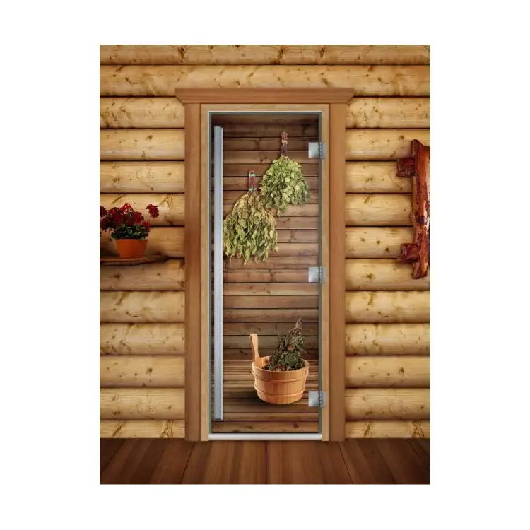 Дверь для бани DoorWood фотопечать рисунок а004 Дверь для бани DoorWood фотопечать рисунок а004