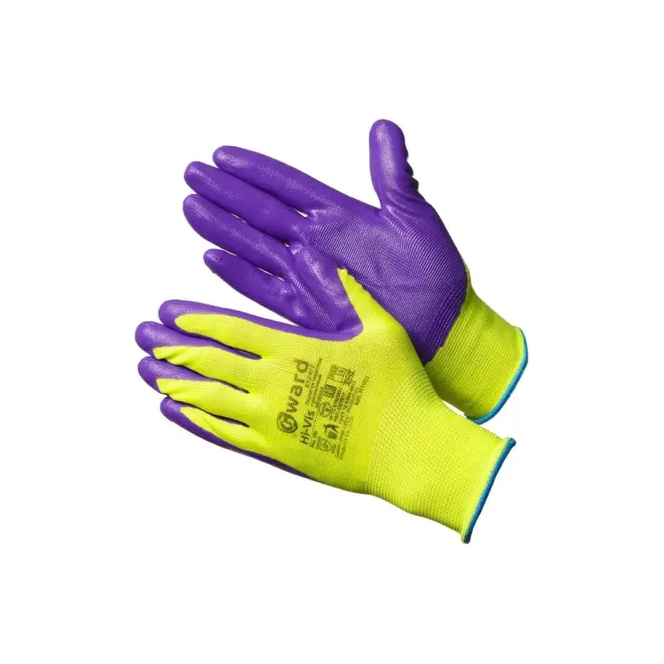Перчатки для механических работ Gward Hi-Vis N1001L