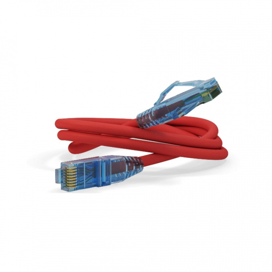 Патч-корд Hyperline PC-LPM-UTP-RJ45-RJ45-C6-5M-LSZH-RD
