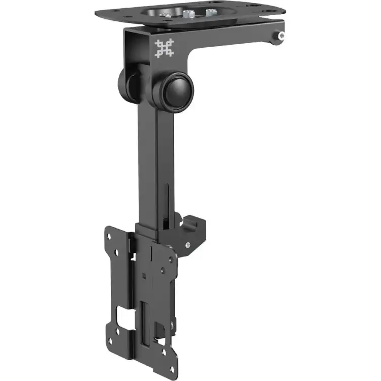 Потолочный подполочный наклонно-поворотный телескопический складной быстросъемный кронштейн для телевизора или монитора UNITEKI lcd3110cb 22027