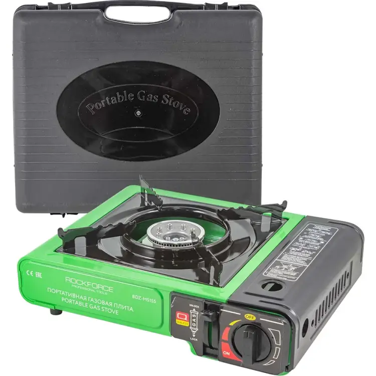 Портативная газовая плита Rockforce RF-BDZ-MS155(51664) Портативная газовая плита Rockforce RF-BDZ-MS155(51664)