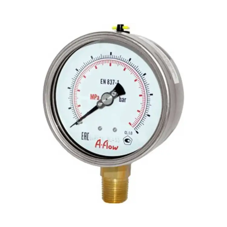 Манометр A-Flow G21-S-4N-50A-25bar Манометр A-Flow G21-S-4N-50A-25bar