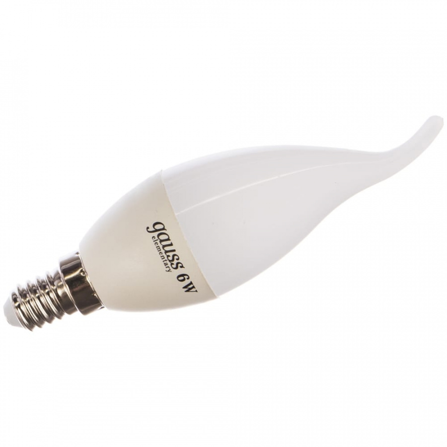 Лампа Gauss LED Elementary Candle Tailed 6W E14 2700K