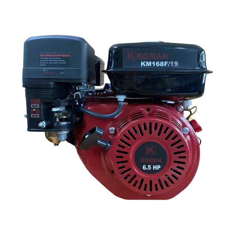 Четырехтактный двигатель бензиновый KOMAN KM168F/19