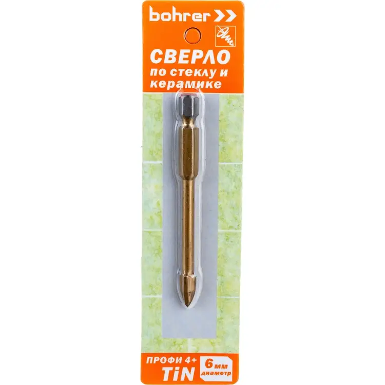 Сверло по стеклу и керамике Bohrer Профи 4+ 32040060