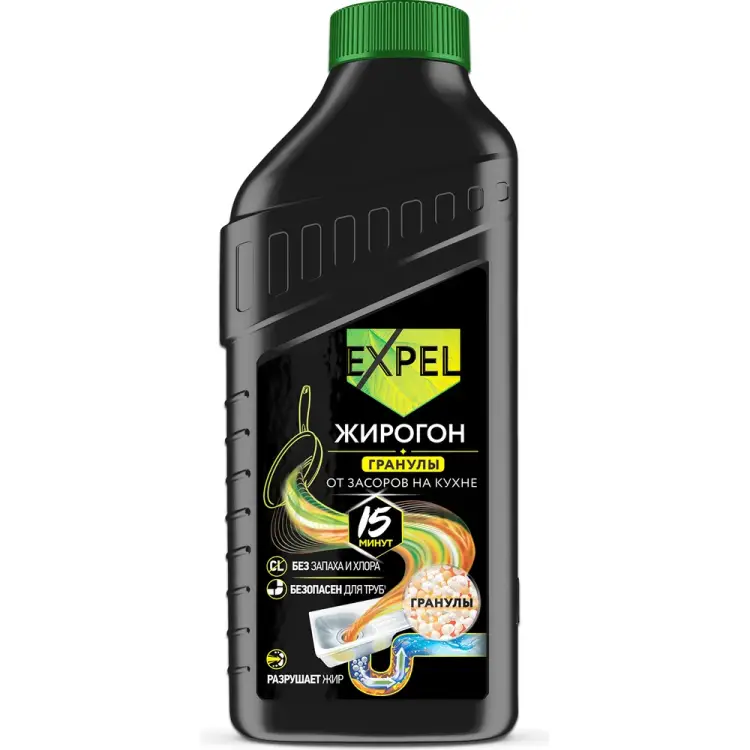 Средство для устранения пищевых и жировых засоров Expel TS0004,W