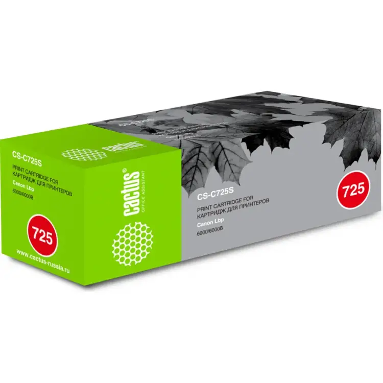 Лазерный картридж для canon i-sensys 6000/6000b Cactus 725 855436 Лазерный картридж для canon i-sensys 6000/6000b Cactus 725 855436