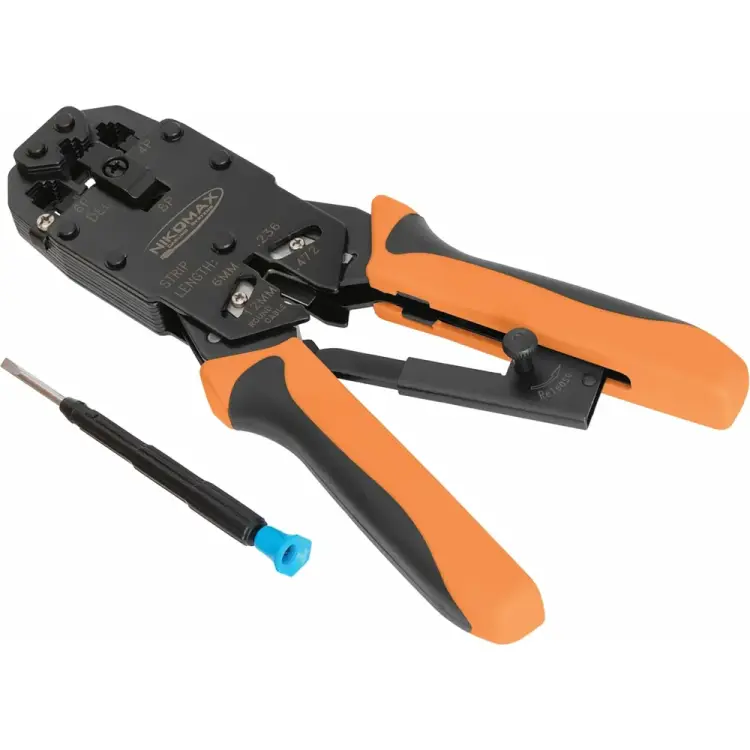 Профессиональный торцевой обжимной инструмент NIKOMAX NMC-2008AR