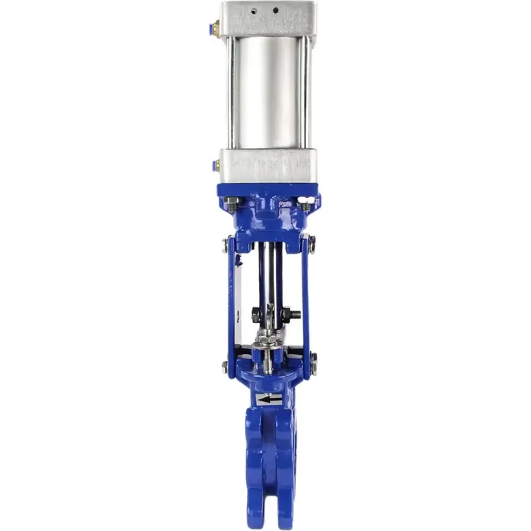 Шиберная задвижка DN.ru WCB-SS304-EPDM-2W-DA D040-03127