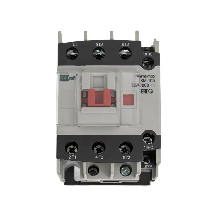 Контактор DEKraft КМ-103 32А 380В АС3 22124DEK 293779