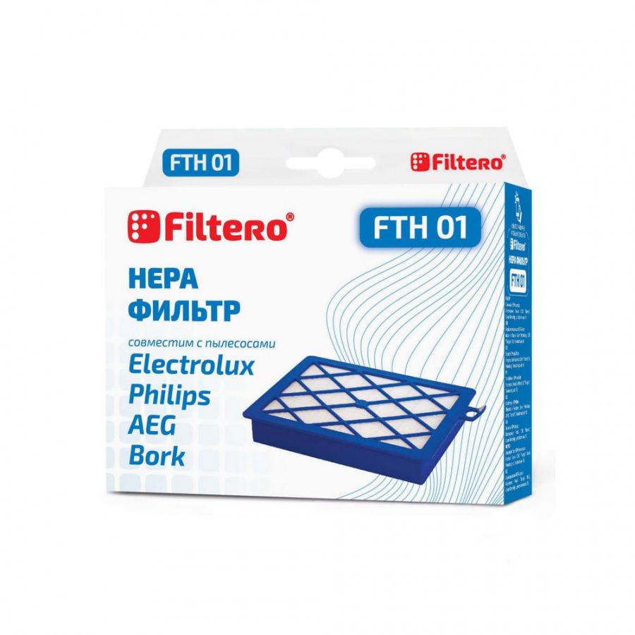 Фильтр для Electrolux, Philips FILTERO FTH 01