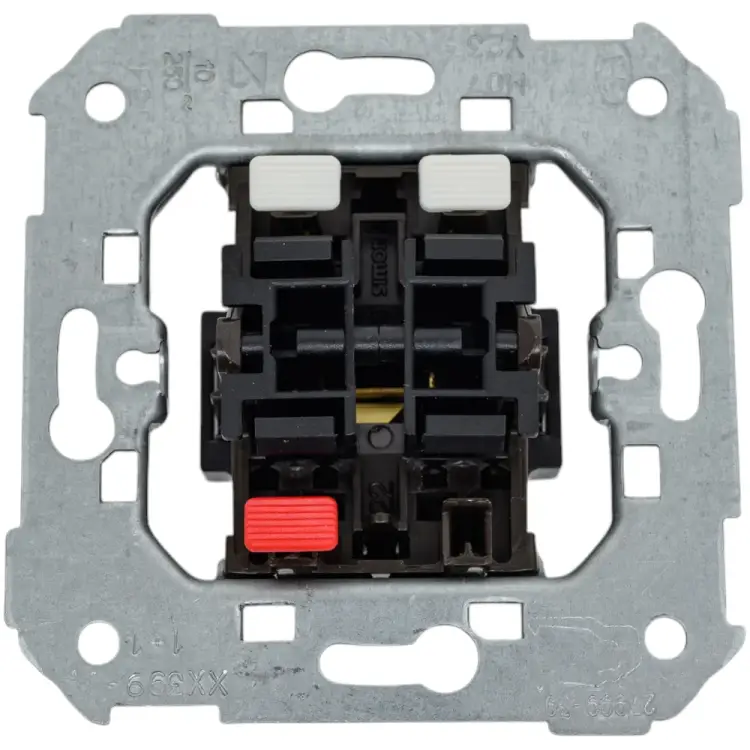 Двухклавишный кнопочный выключатель Simon 75399-39