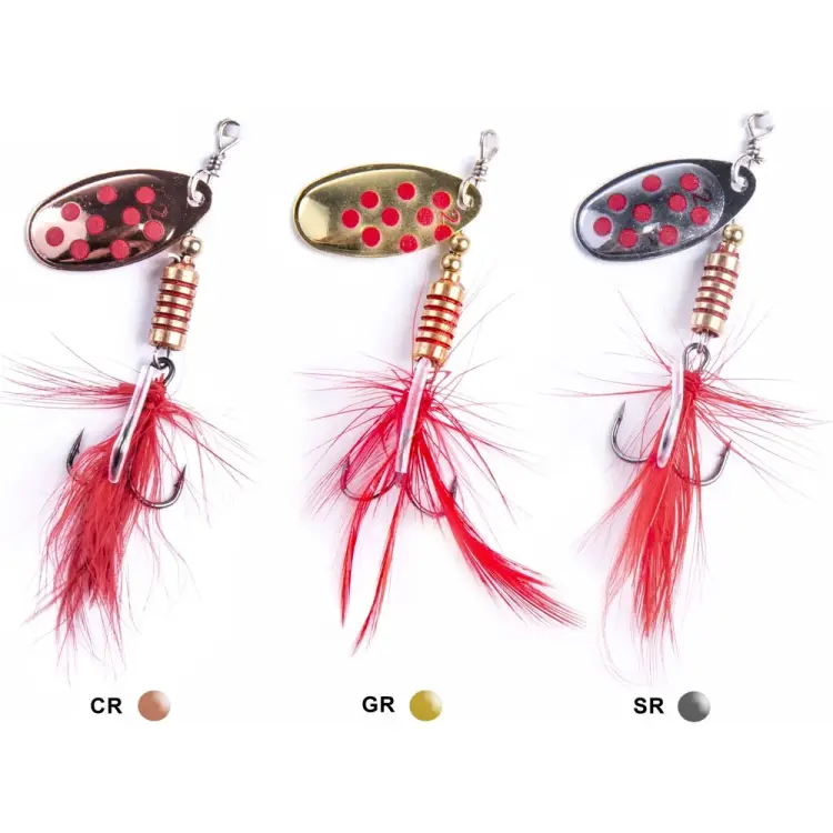 Вращающиеся блесны Lucky John SPIN X ROUND 02 LJSR02-001SET