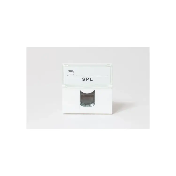 Информационная розетка SPL UTP 1хRJ45 45x45 cat.5е 200007