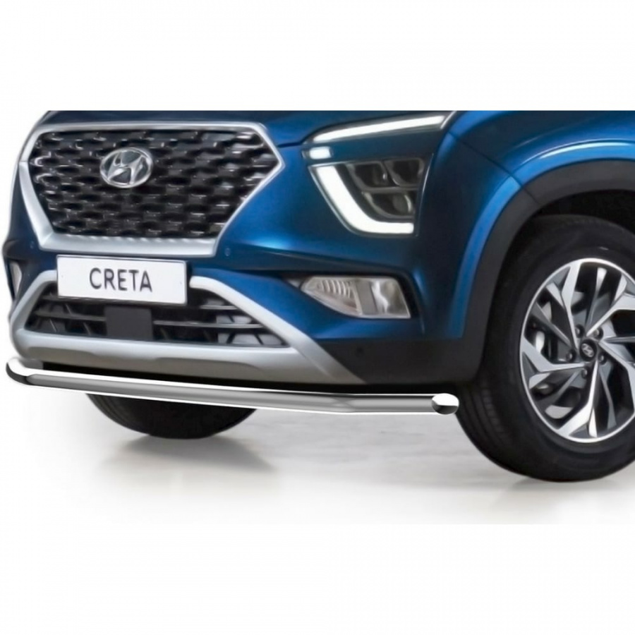 Защита переднего бампера для Hyundai Creta II 2021-н.в. Rival R.2315.001