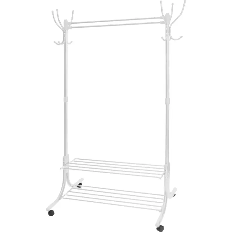 Гардеробная вешалка Nika НИКА ВГП90-6/МБ матовый белый