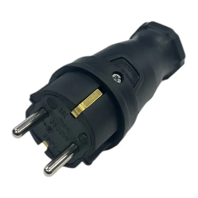 Вилка каучуковая iTOK iCONNECT i-KI-KV-ICONNECT-1PEN-IP44-BLACK Вилка каучуковая iTOK iCONNECT i-KI-KV-ICONNECT-1PEN-IP44-BLACK