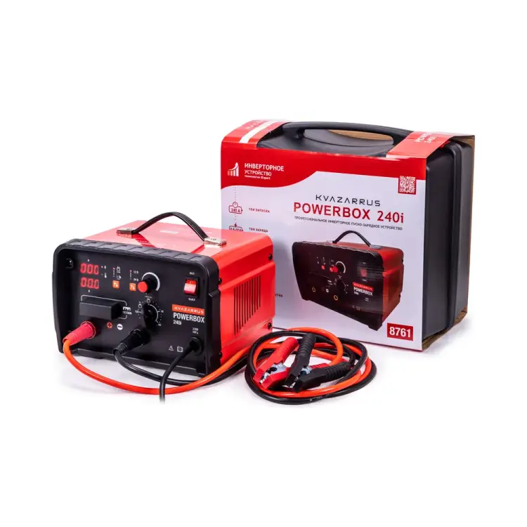 Инверторное пуско-зарядное устройство KVAZARRUS powerbox 240i 8761 Инверторное пуско-зарядное устройство KVAZARRUS powerbox 240i 8761