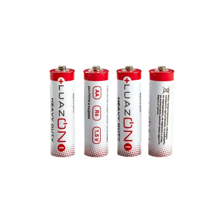 Солевая батарейка LUAZON Heavy Duty 1740935