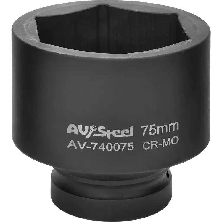 Ударная шестигранная торцевая головка AV Steel AV-740075