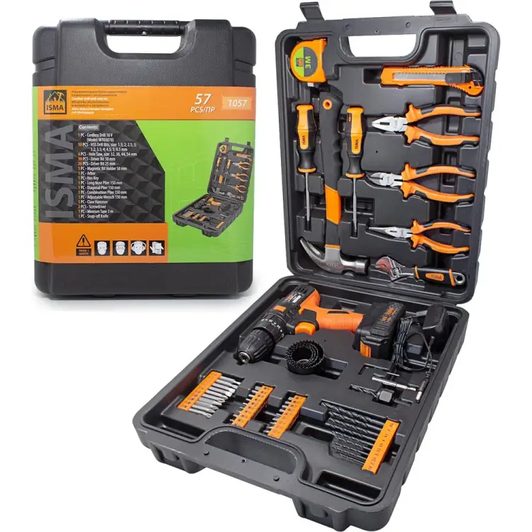 Набор инструментов ISMA ISMA-1057 Набор инструментов ISMA ISMA-1057