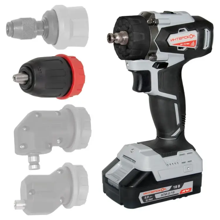 Бесщеточная аккумуляторная дрель-шуруповерт Интерскол ДА-13/18ВК 575.2.2.77 Бесщеточная аккумуляторная дрель-шуруповерт Интерскол ДА-13/18ВК 575.2.2.77