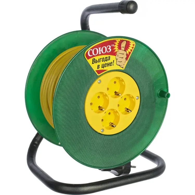 Силовой удлинитель на катушке Союз 481S-3702