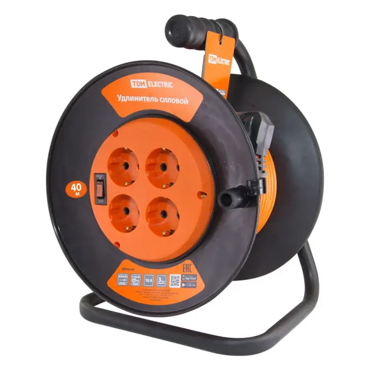 Силовой удлинитель TDM ELECTRIC УК10-004 SQ1301-0522 Силовой удлинитель TDM ELECTRIC УК10-004 SQ1301-0522