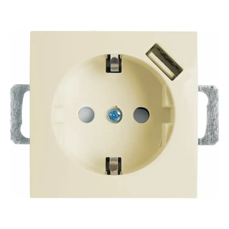 Одноместная розетка STEKKER 39329