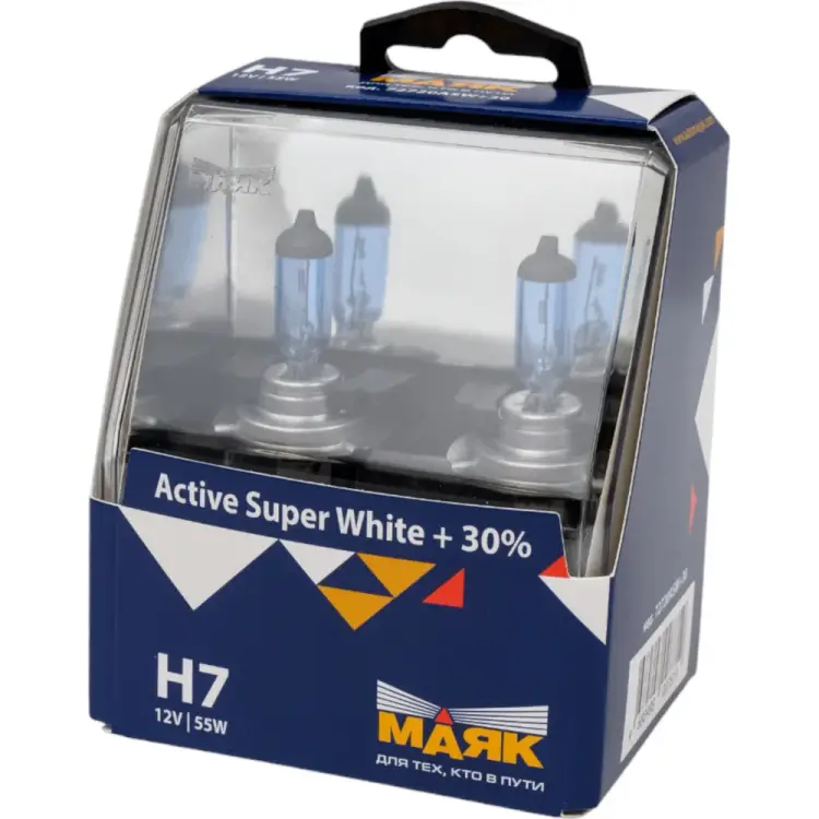 Автомобильная галогенная лампа Маяк 72720ASW+30 Автомобильная галогенная лампа Маяк 72720ASW+30