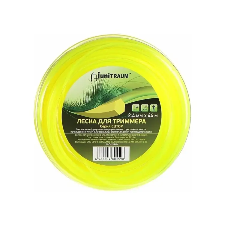 Леска для триммера UNITRAUM UN-CH24B44