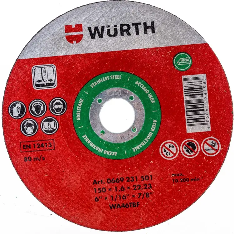 Отрезной диск Wurth 0669231501961    1