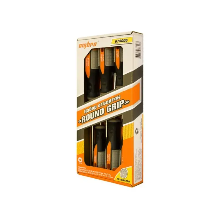Набор отверток Ombra ROUND GRIP 975006