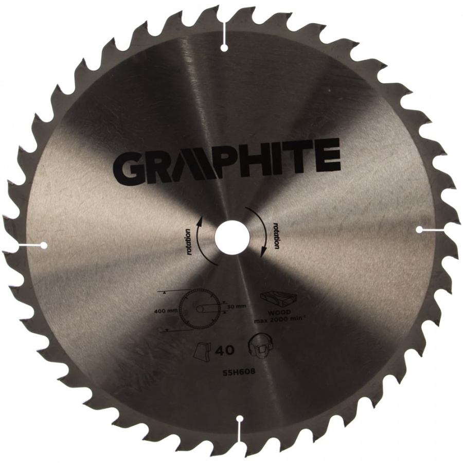 Отрезной диск GRAPHITE 55H608